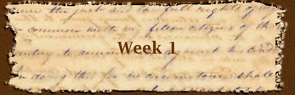 Week 1